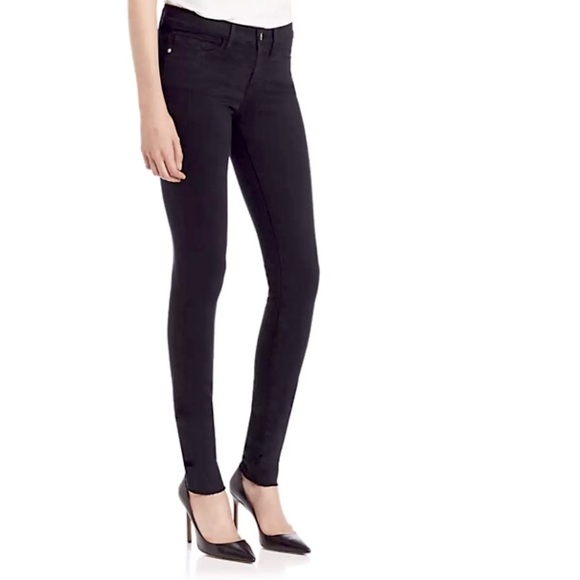 NWT Frame Forever Karlie Black Skinny Jeans 30 - Picture 4 of 5